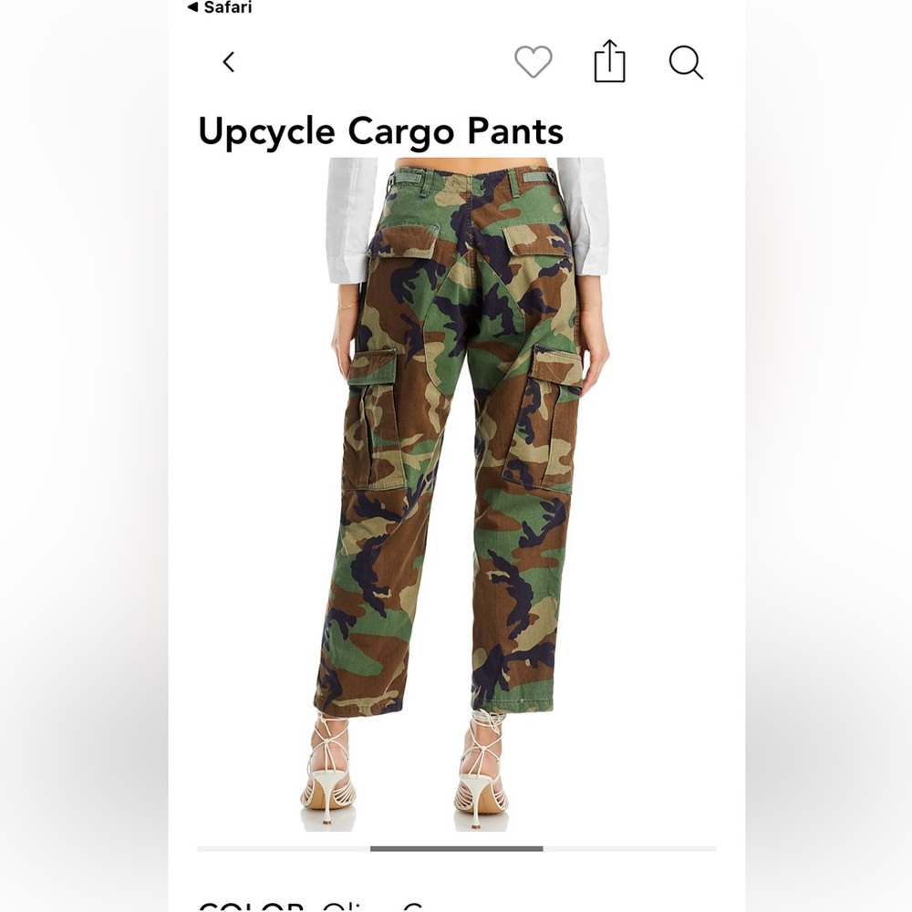 RE DONE up cycle cargo pants